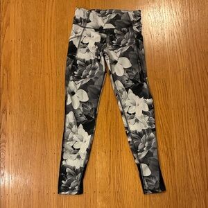 Floral Print Kids Active Wear Leggings